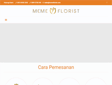 Tablet Screenshot of floristjogja.com